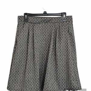 Dry Goods Black and gold  A-Line Skirt